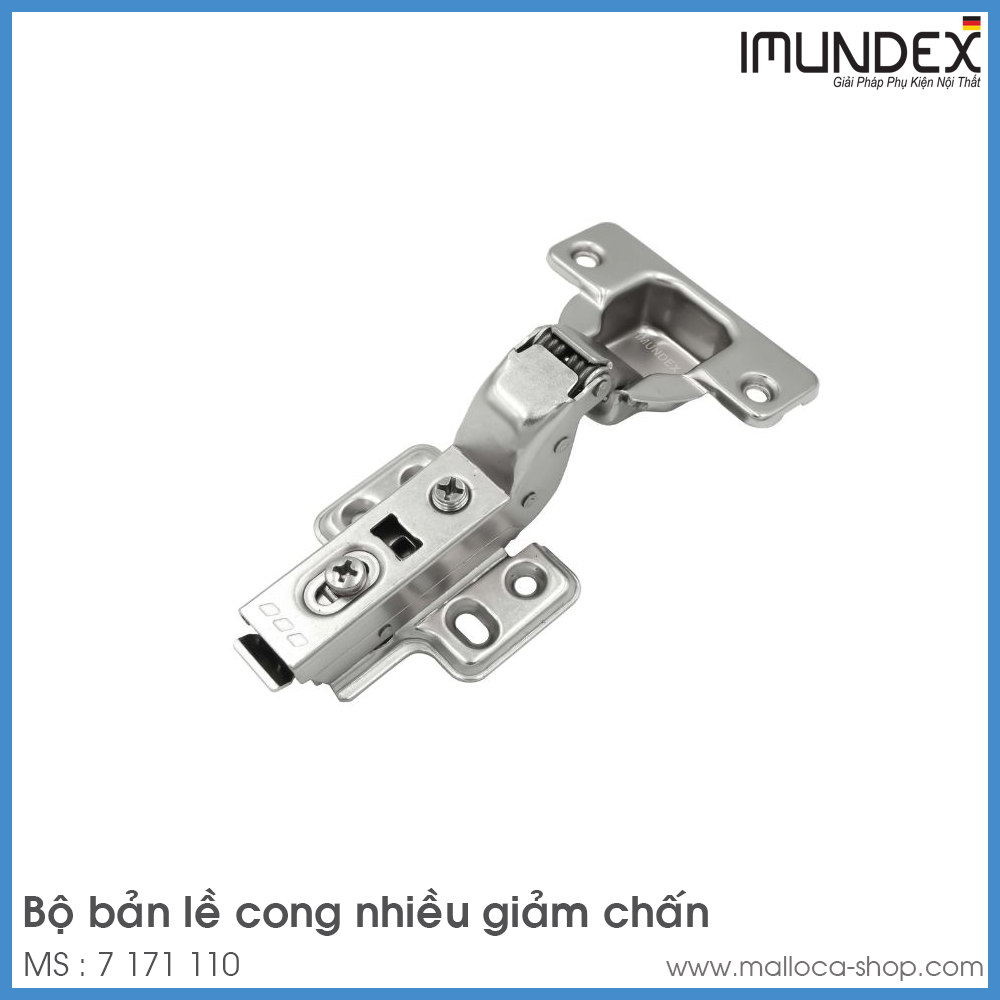 Bộ Bản Lề Lọt Lòng Giảm Chấn 105° Imundex 7 171 110