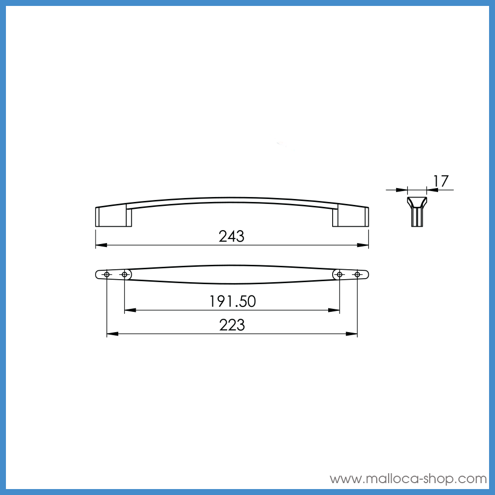 Tay Nắm Tủ Imundex 7 746 044