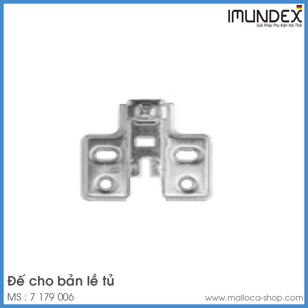Đế Bản Lề Tủ Imundex 7 179 006