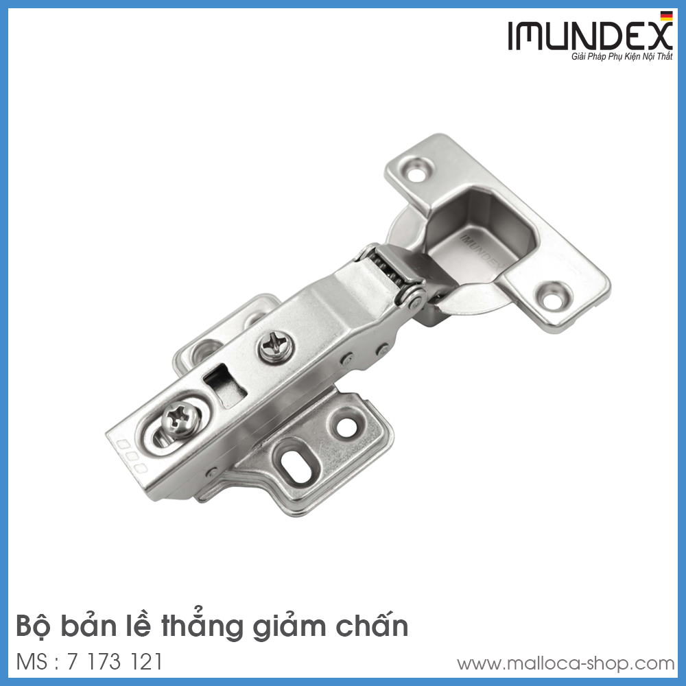 Bộ Bản Lề Trùm Ngoài Giảm Chấn 105° Imundex 7 173 121