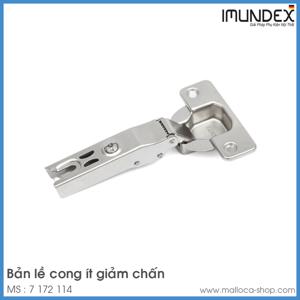 Bản Lề Trùm Nửa Giảm Chấn 105° Imundex 7 172 114