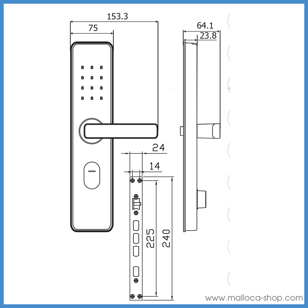 Khóa Điện Tử Imundex 713.59.139