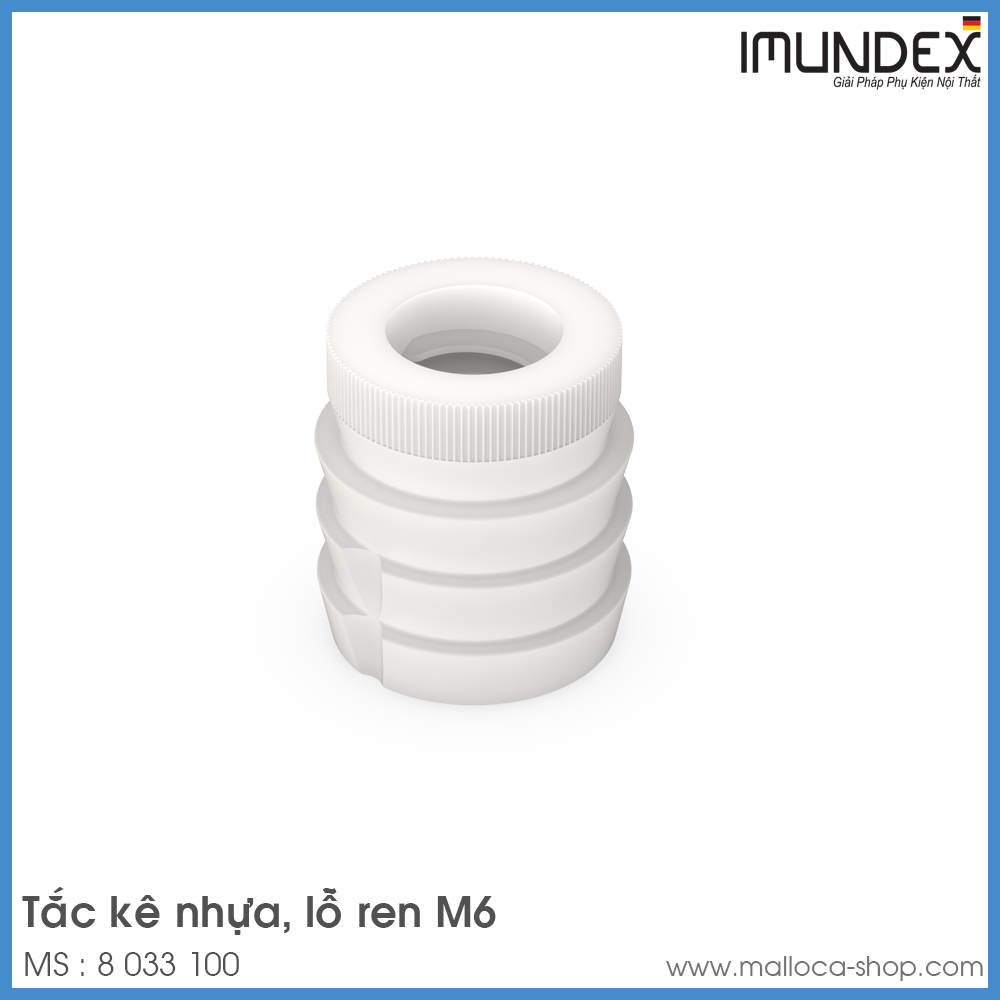 Tắc Kê Nhựa Ø10mm Imundex 8 033 100