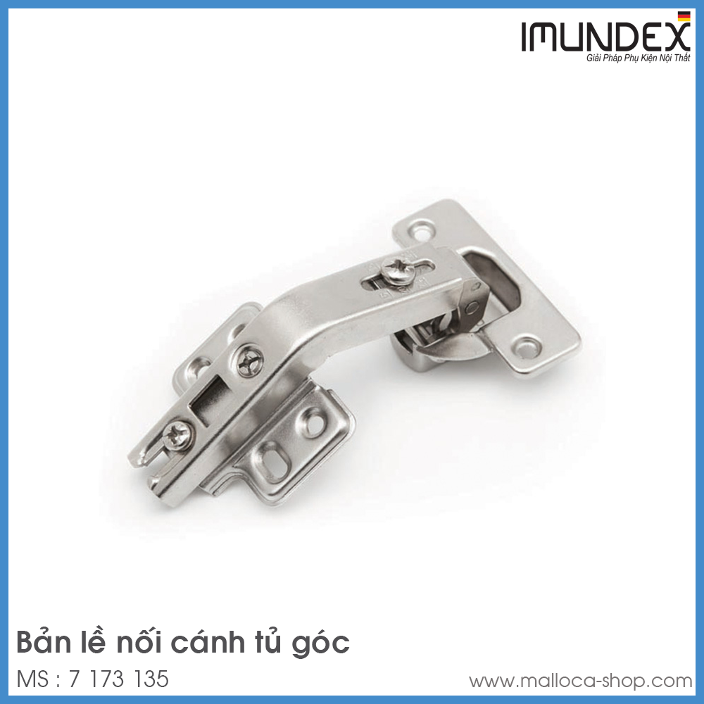 Bản Lề Tủ Không Giảm Chấn 135º Imundex 7 173 135