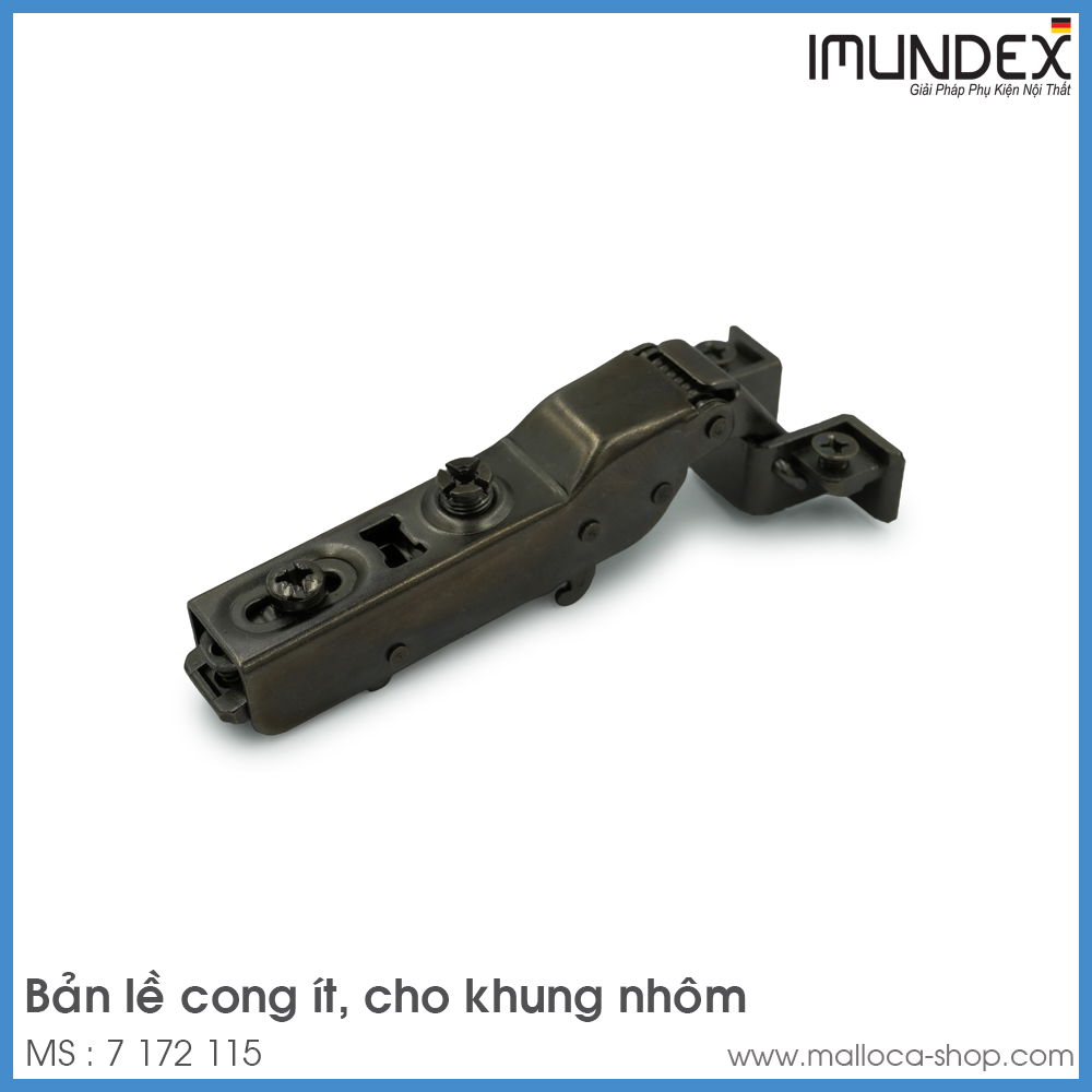 Bản Lề Khung Nhôm Trùm Nửa 100º Imundex 7 172 115
