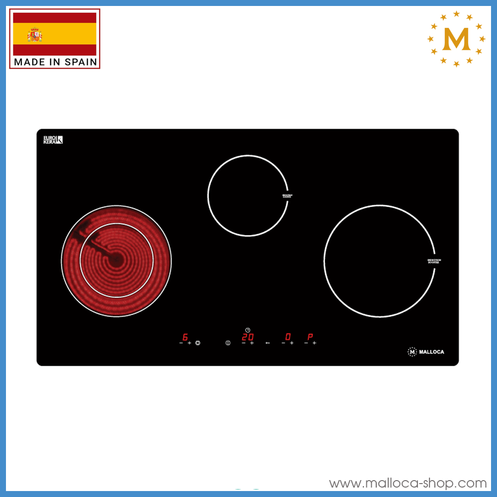 Bếp Từ Kết Hợp Hồng Ngoại Malloca MH03IRB
