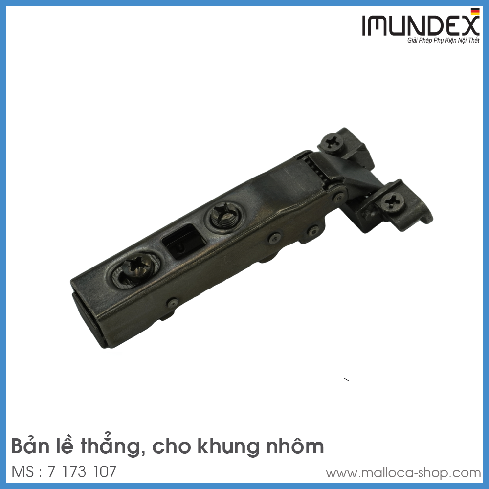 Bản Lề Khung Nhôm Trùm Ngoài 105º Imundex 7 173 107