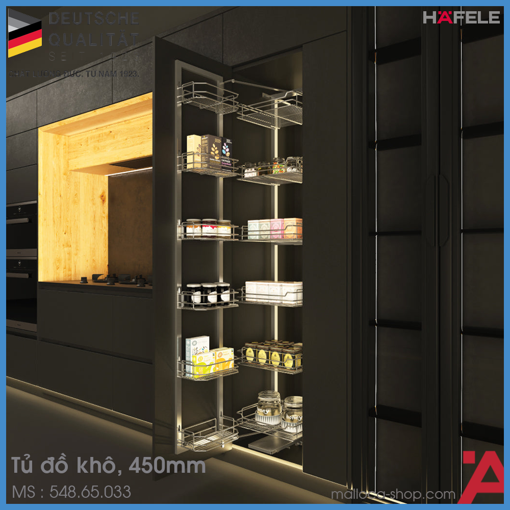 Tủ Đồ Khô Dolce 450mm Hafele 548.65.033