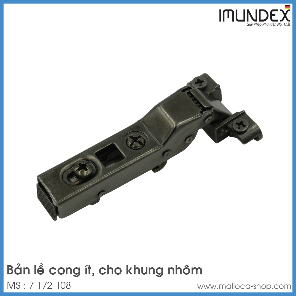 Bản Lề Khung Nhôm Trùm Nửa 105º Imundex 7 172 108