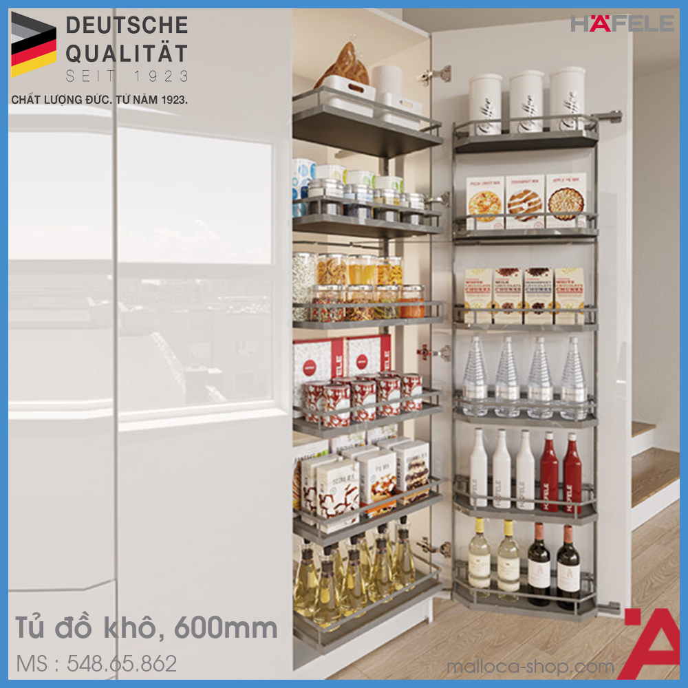 Tủ Đồ Khô Kara Swing 600mm Hafele 548.65.862