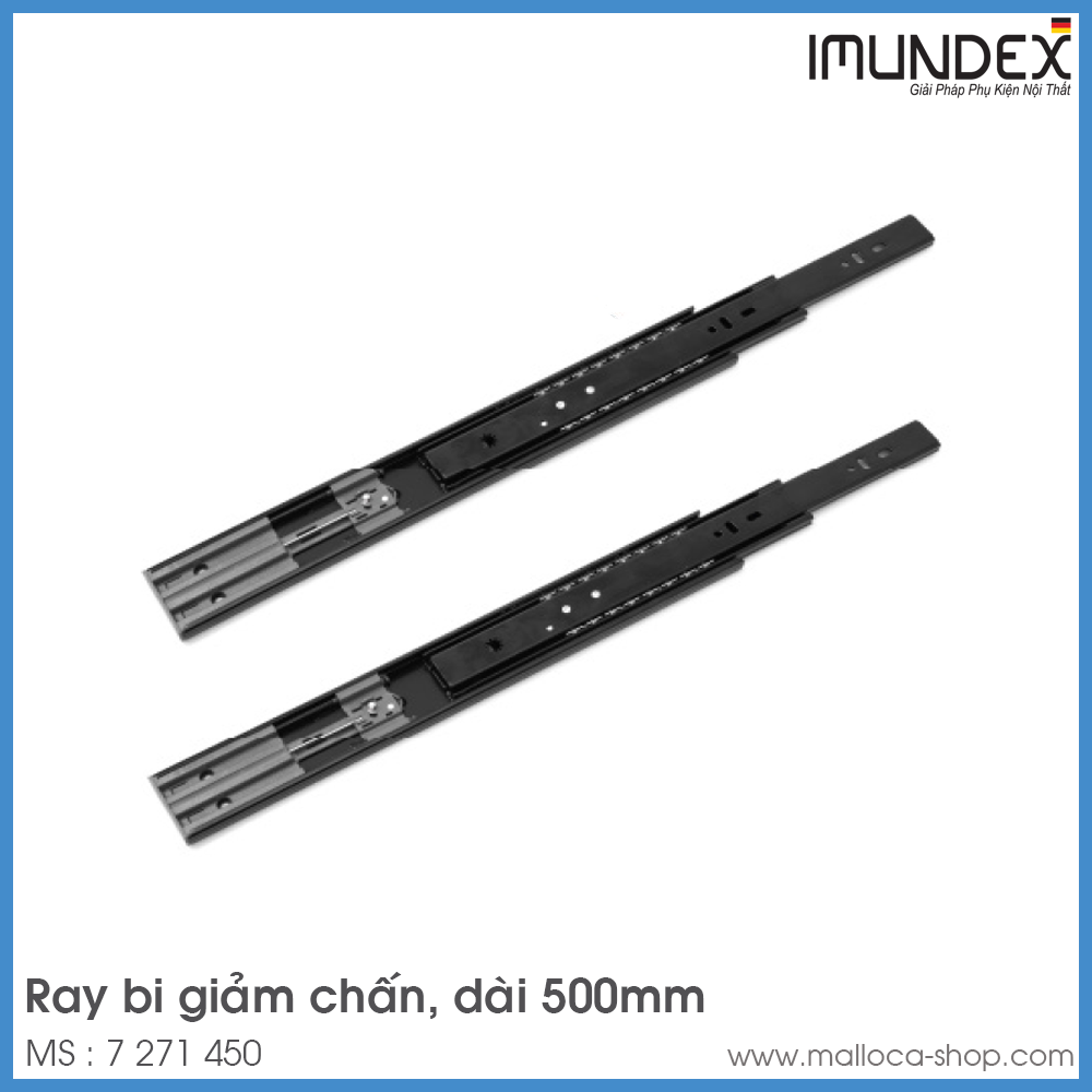 Ray Bi 500mm Giảm Chấn Mở Toàn Phần Imundex 7 271 450