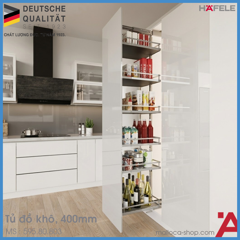 Tủ Đồ Khô Kara Pull 400mm Hafele 595.80.803