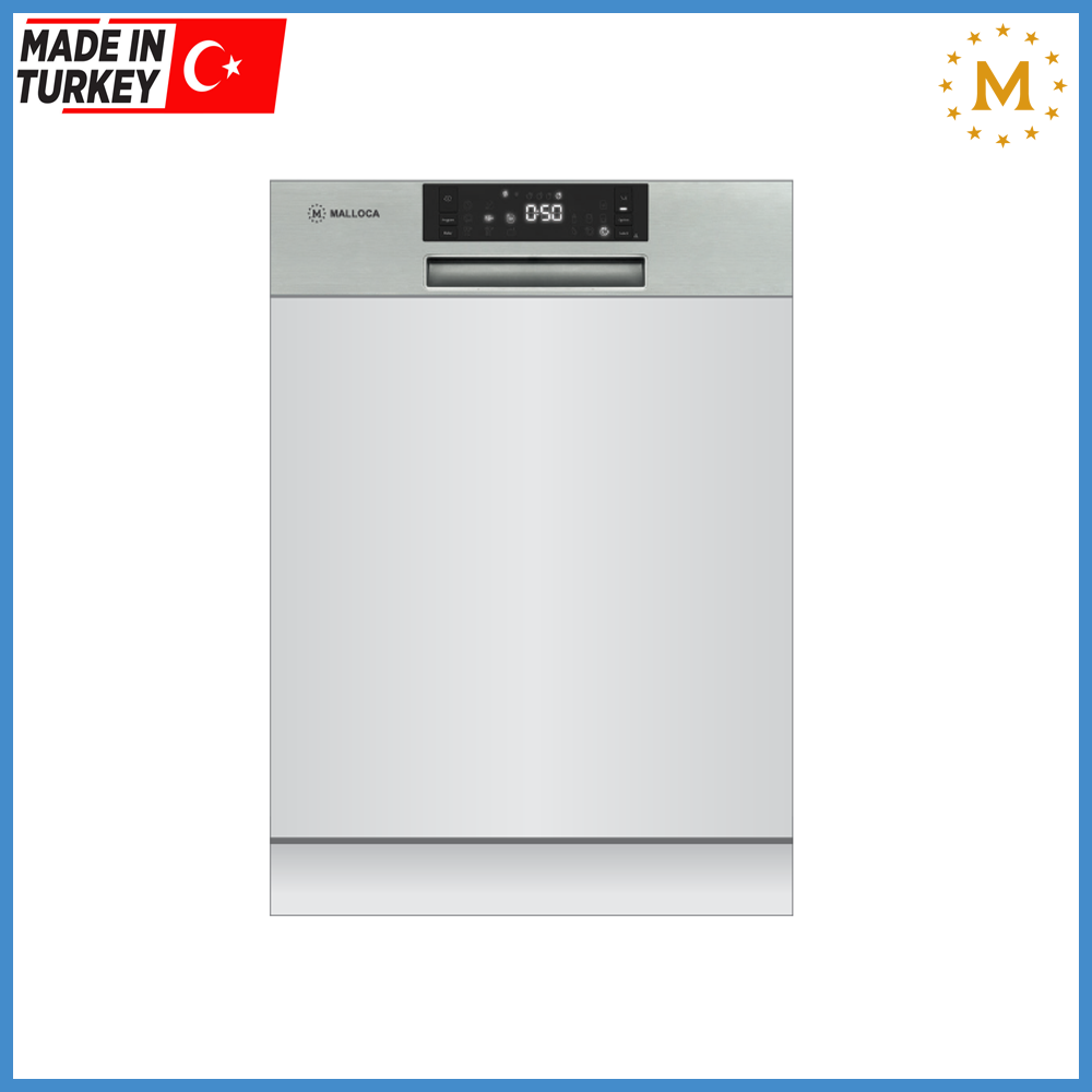 Máy Rửa Chén Bán Âm Malloca MDW14-S08SI