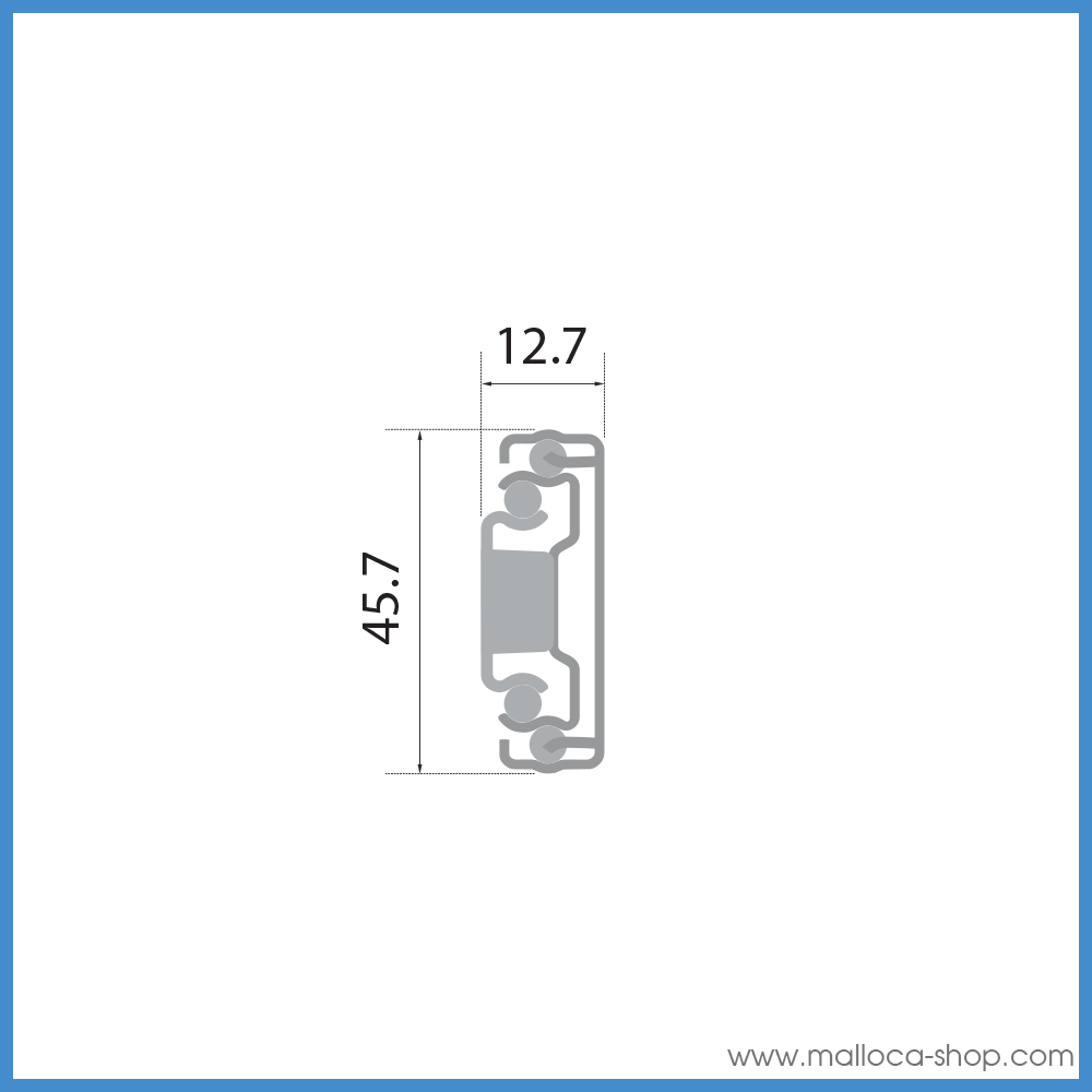 Ray Bi 450mm Không Giảm Chấn Mở Toàn Phần Imundex 7 271 345