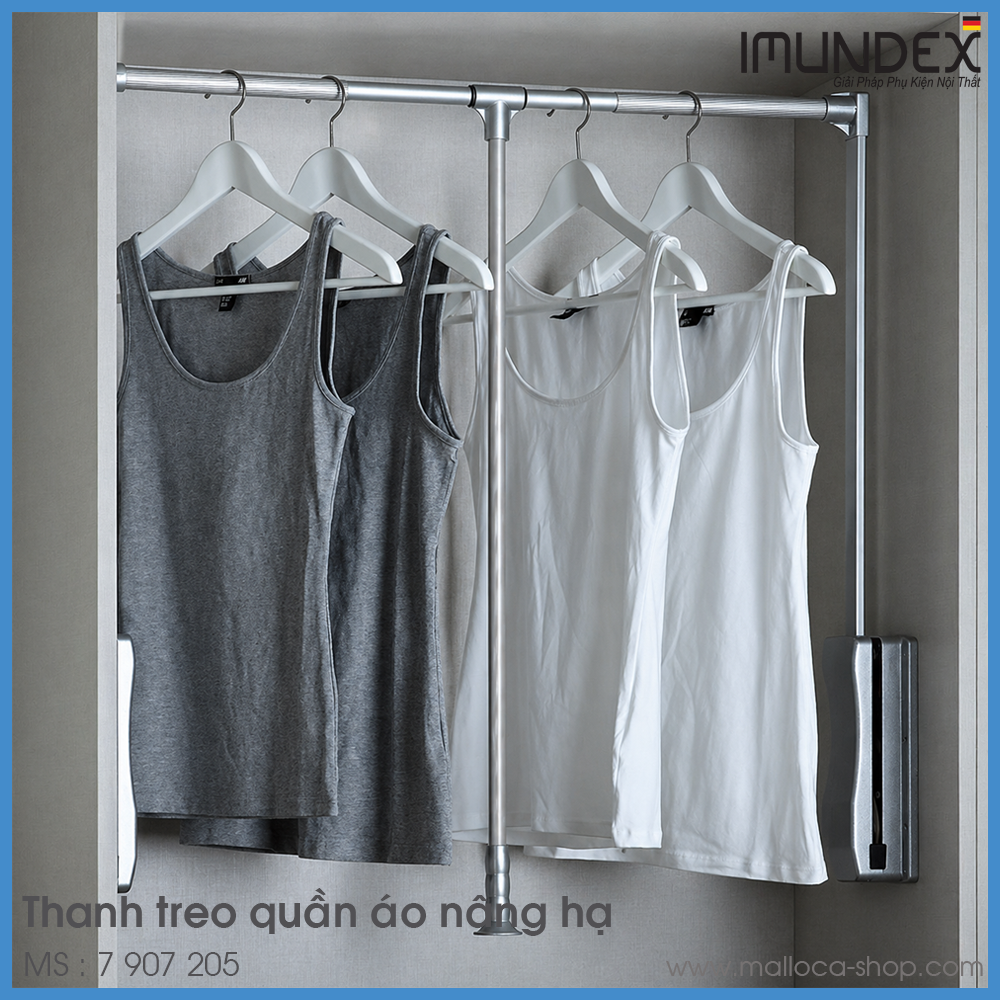 Bộ Thanh Treo Quần Áo Nâng Hạ Imundex 7 907 205