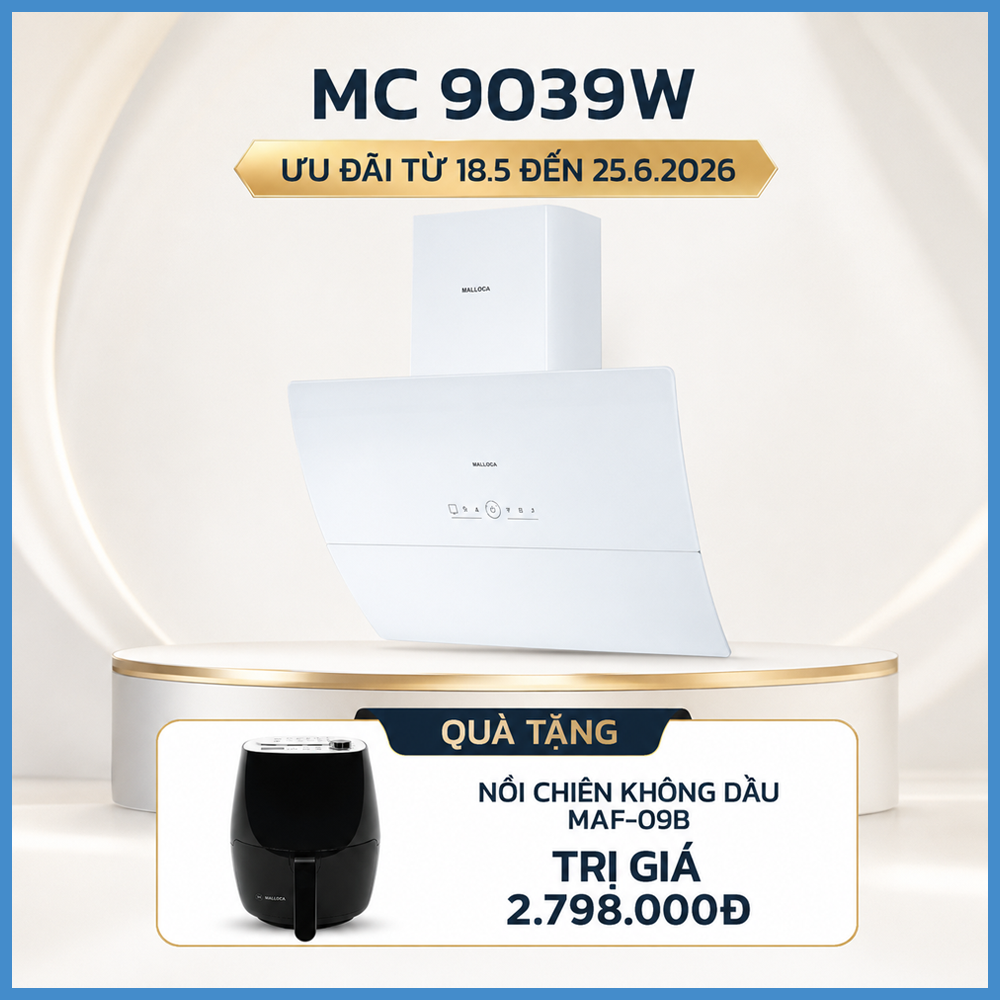 Máy Hút Mùi Malloca MC 9039W