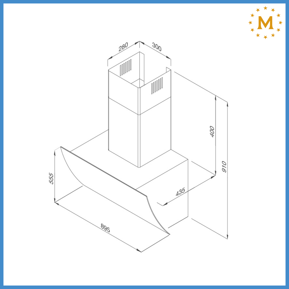 Máy Hút Mùi Malloca MC 9039W
