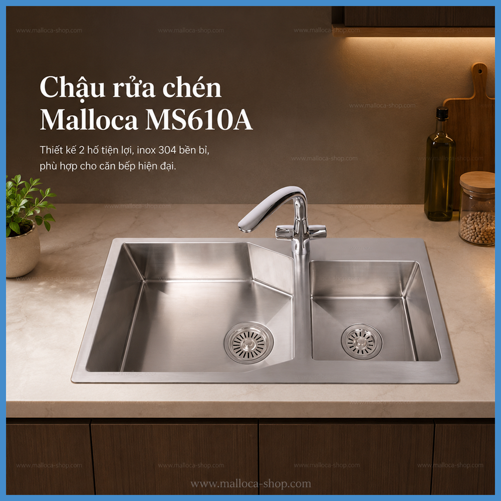 Chậu Rửa Chén Malloca MS 610A