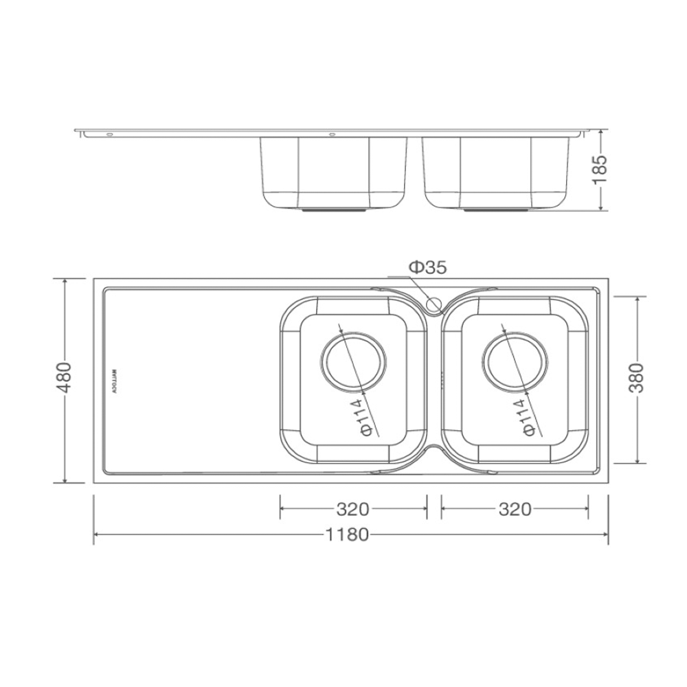 Chậu Rửa Malloca MS 1026L