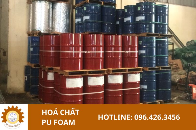 Hoá chất Pu Foam thực tế