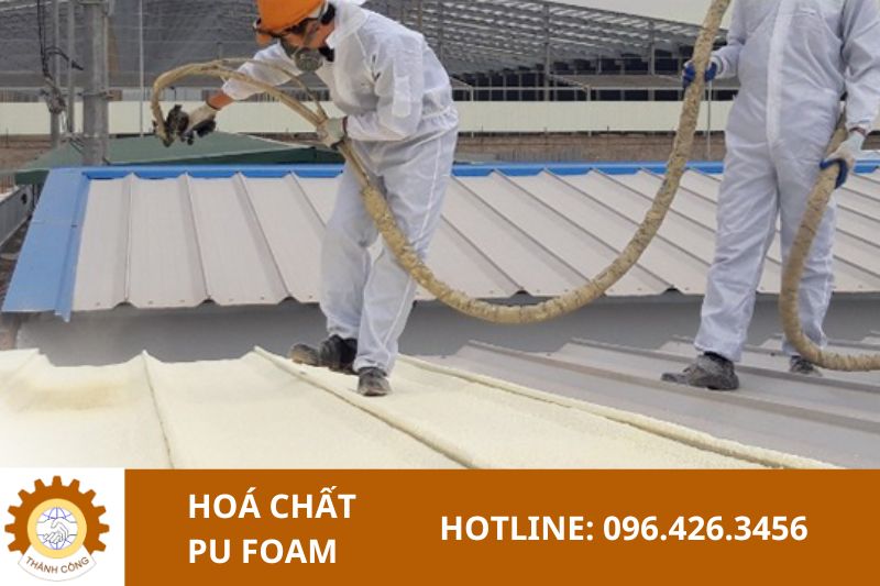 Thi công pu foam chống nóng