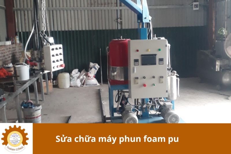 Sửa chữa máy phun foam pu