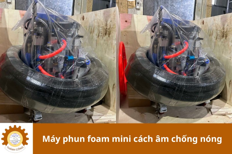 Ứng dụng của máy phun foam mini cách âm chống nóng