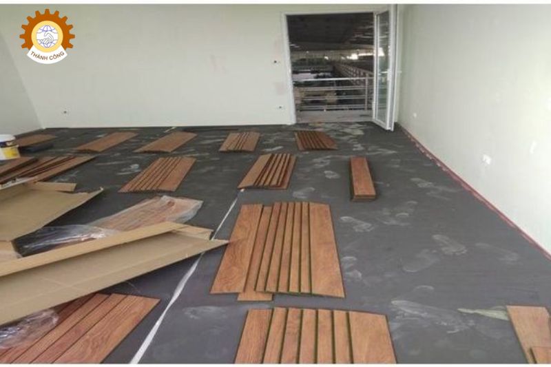 cách âm sàn bằng cao su non