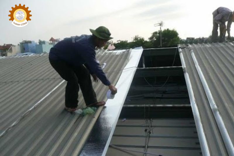 Tấm xốp EPS cách âm mái tôn