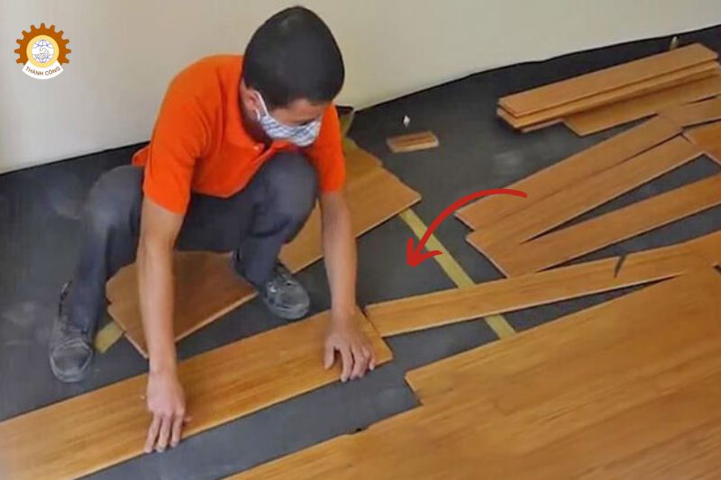 Thi công thực tế cao su cách âm cho sàn nhà