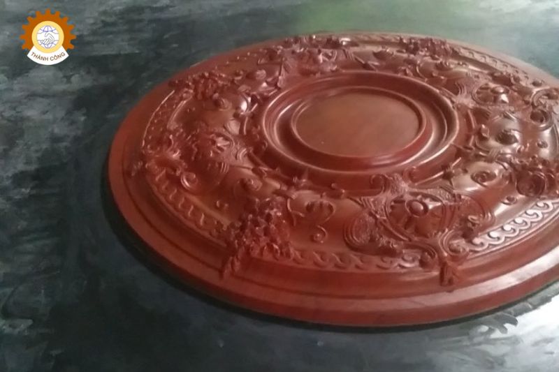 Mâm trần thạch cao giả gỗ