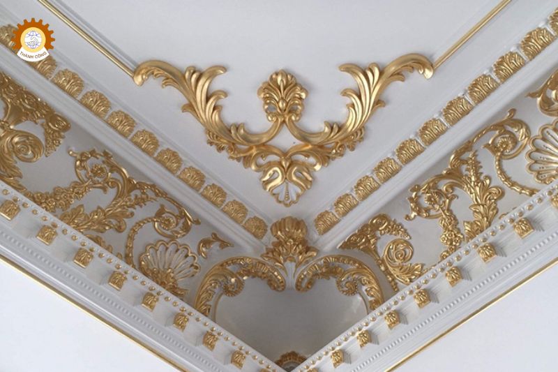 Ứng dụng của phào chỉ tân cổ điển trong nội thất