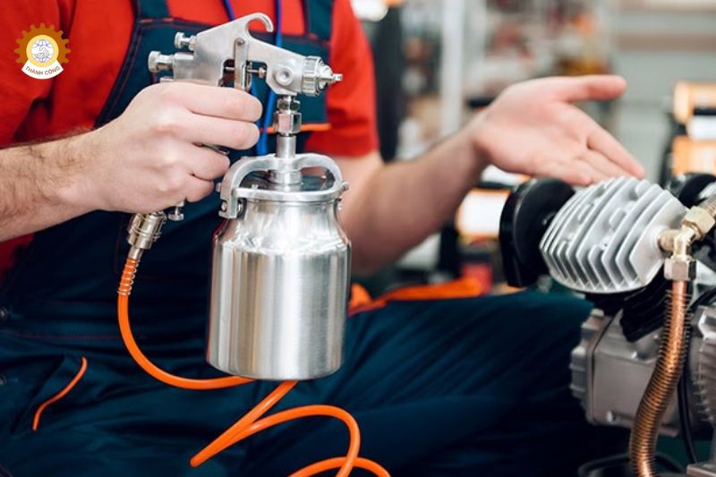 Máy phun sơn mini cầm tay bằng khí nén