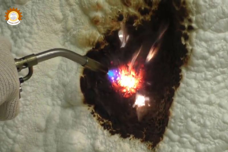 Ứng dụng của Foam chống cháy trong thi công