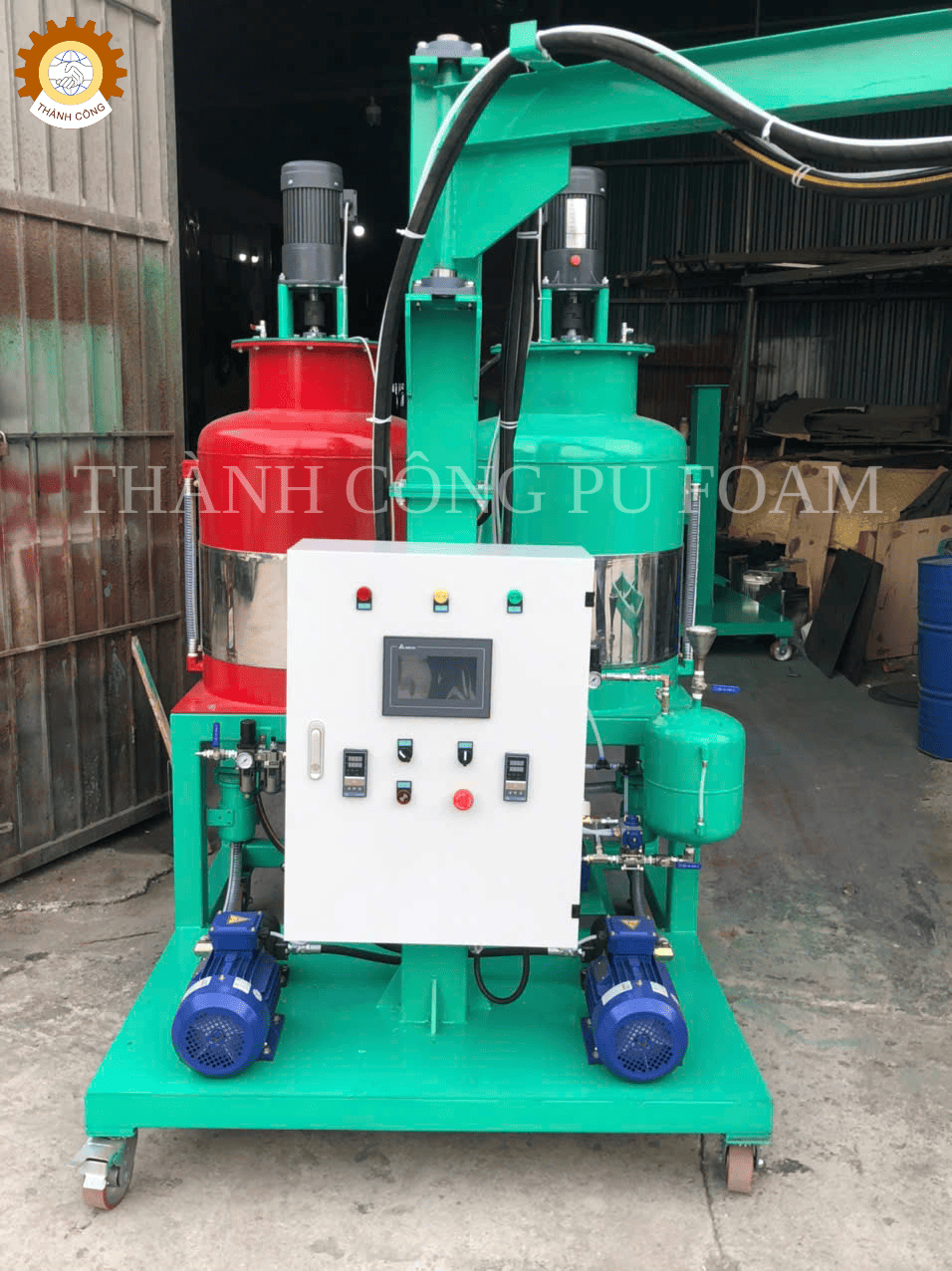 máy pu áp thấp ứng dụng