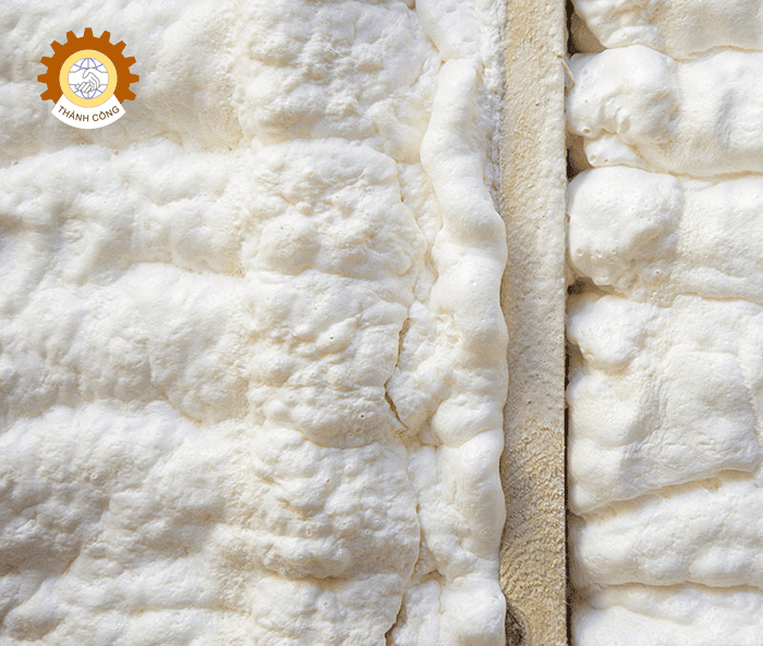 bọt PU nở kém, không đạt độ dày