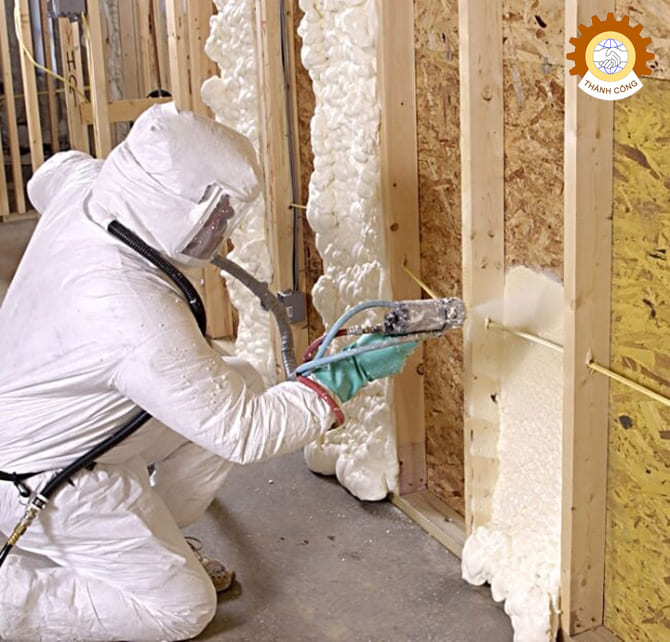 Foam không đều màu, không bám dính