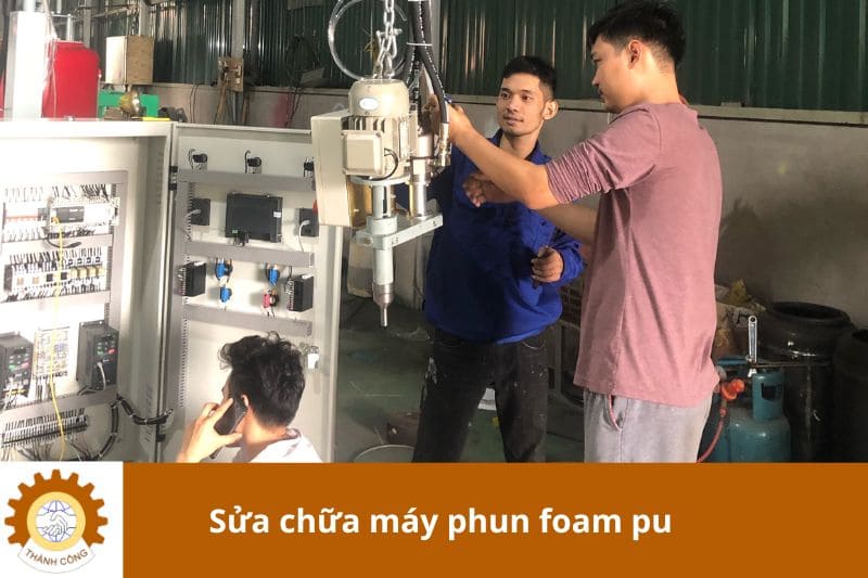 sửa chữa máy phun PU