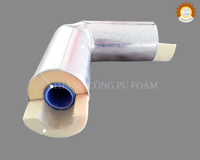 máy phun PU bảo ôn đường ống