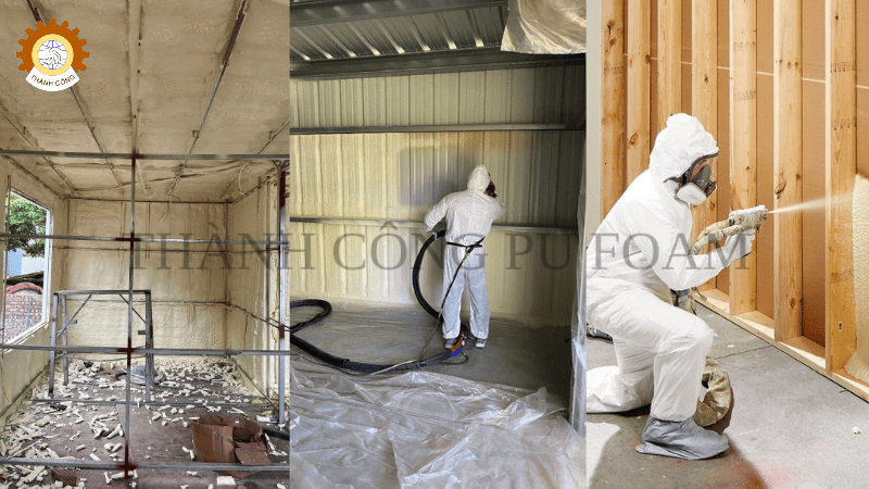 máy phun PU cách nhiệt