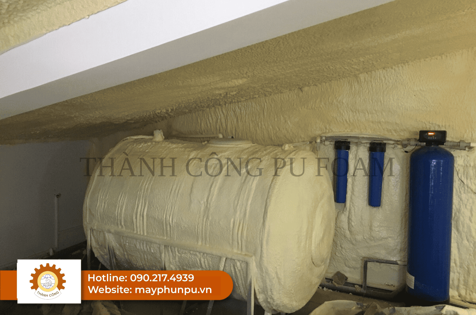 máy phun PU bảo ôn