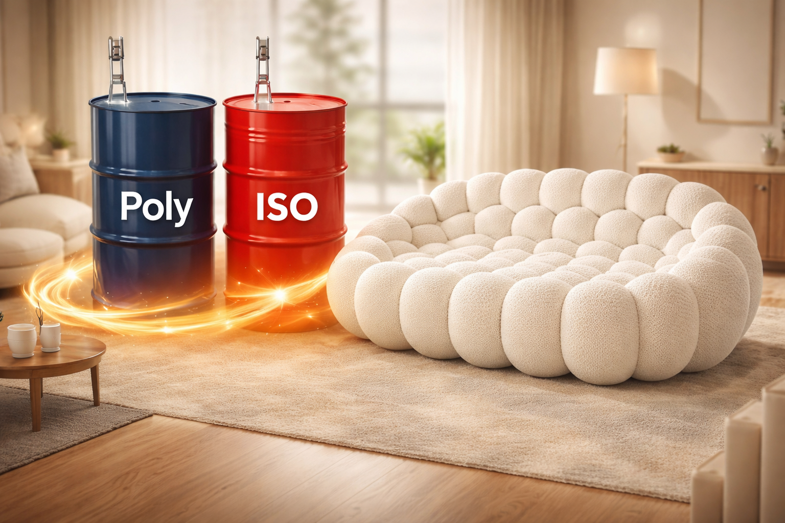 hóa chất PU Foam làm ghế sofa