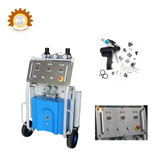 Máy phun foam cách nhiệt- công nghệ PU Foam hiệu quả
