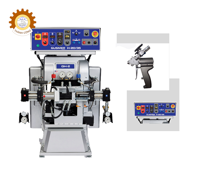 Máy trộn phun pu foam cách nhiệt mới nhất