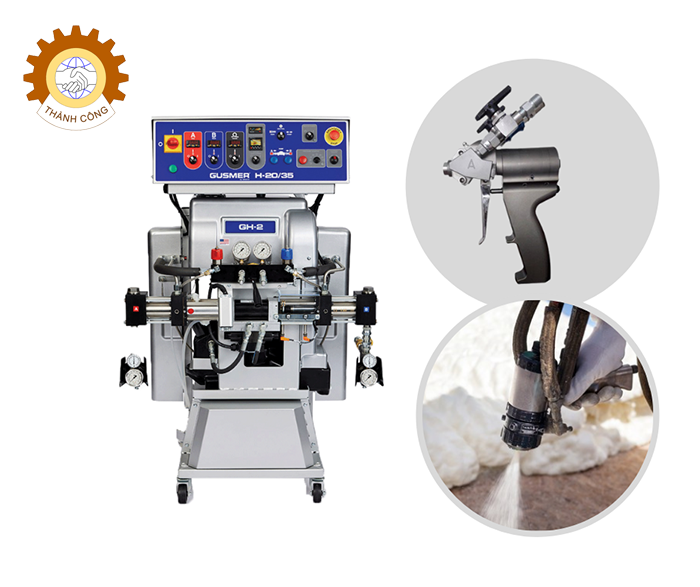 Máy pu polyurethane thi công phun foam công nghệ mới