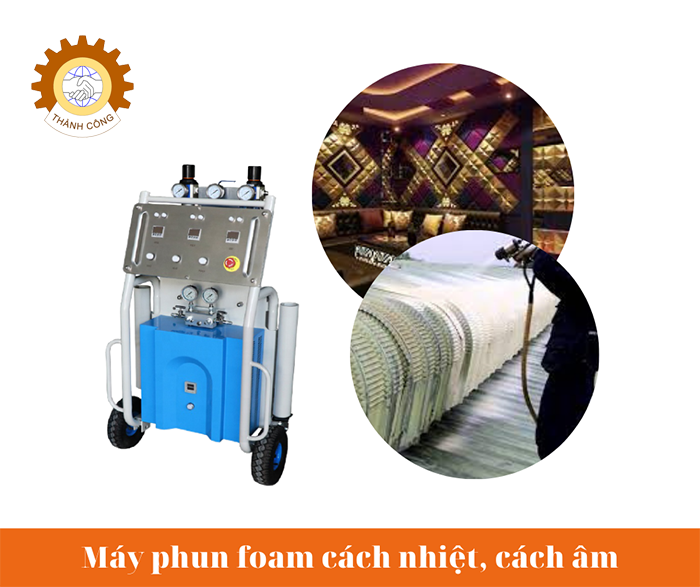 Foam cách nhiệt- Máy phun pu foam và ứng dụng thực tế