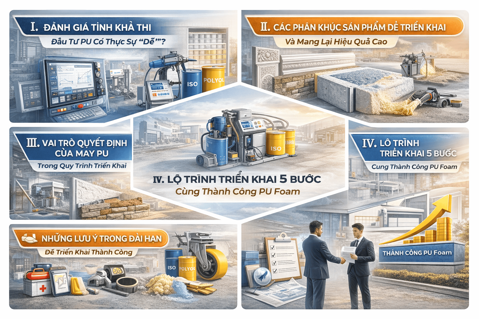 Đầu Tư Sản Xuất Vật Liệu PU: Quy Trình Triển Khai Tối Ưu Và Hiệu Quả Cho Doanh Nghiệp Mới