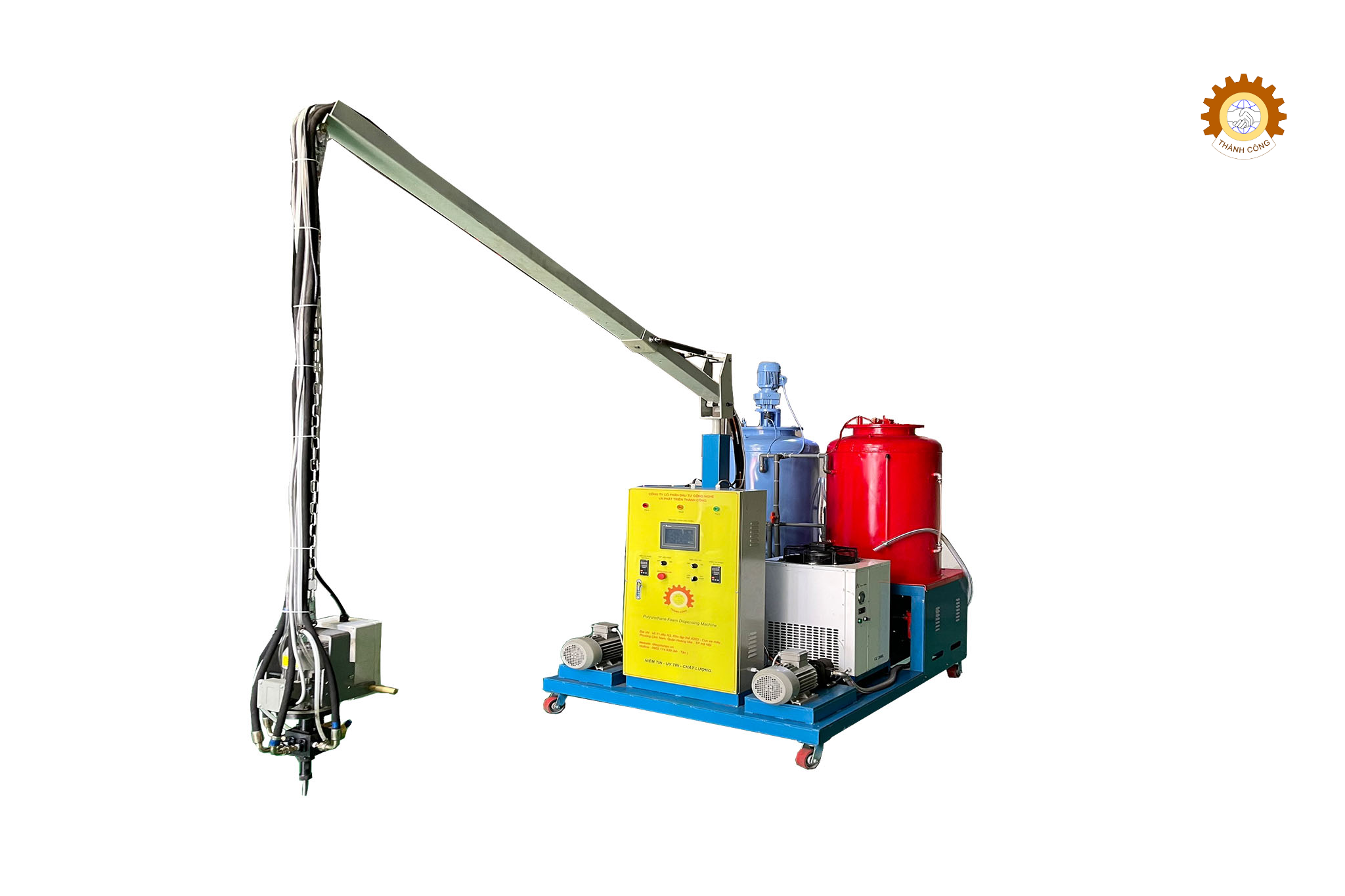 Máy phun PU FOAM POLYURETHANE mút mềm