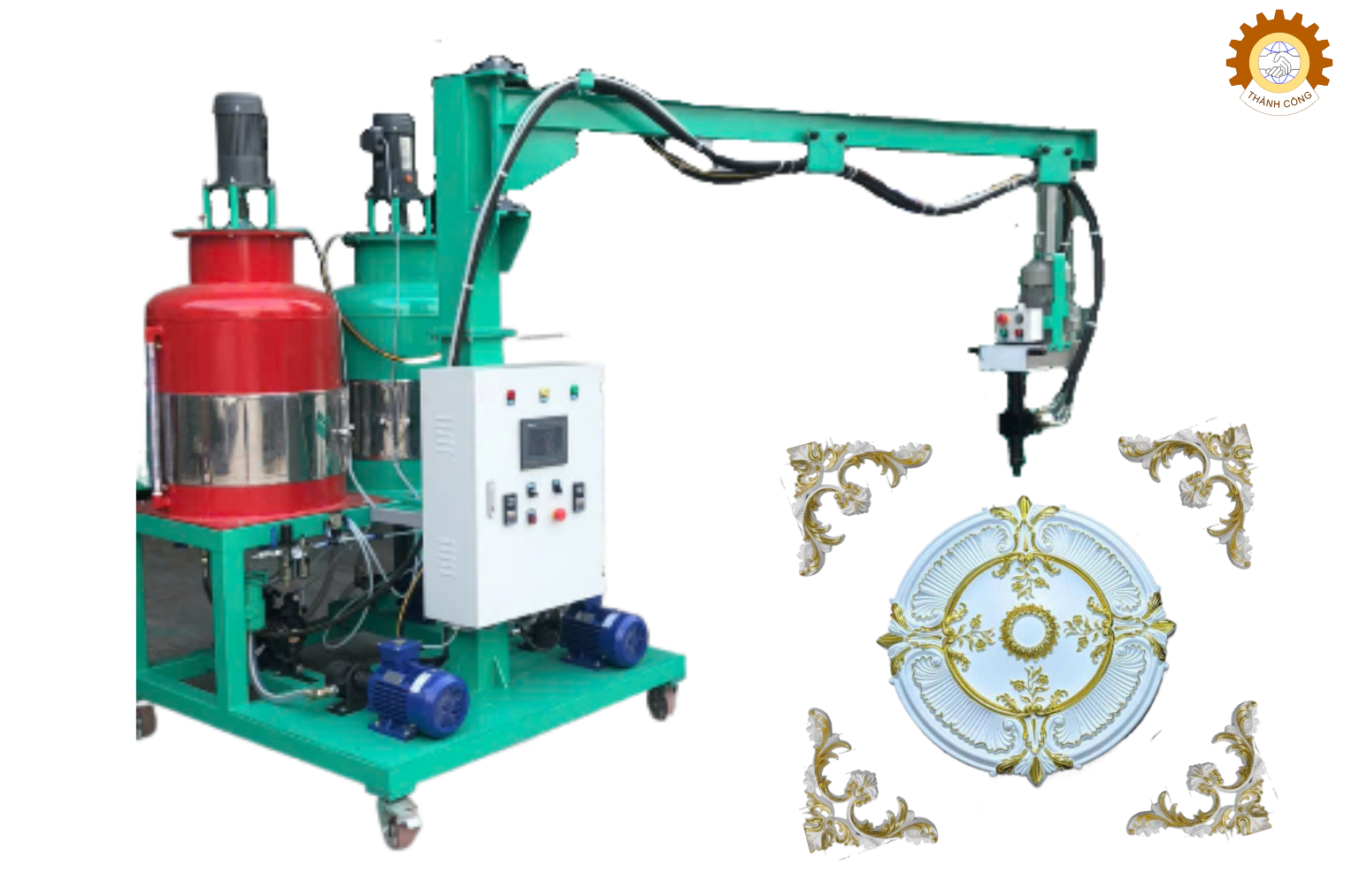 Máy Đổ Phào Chỉ PU
