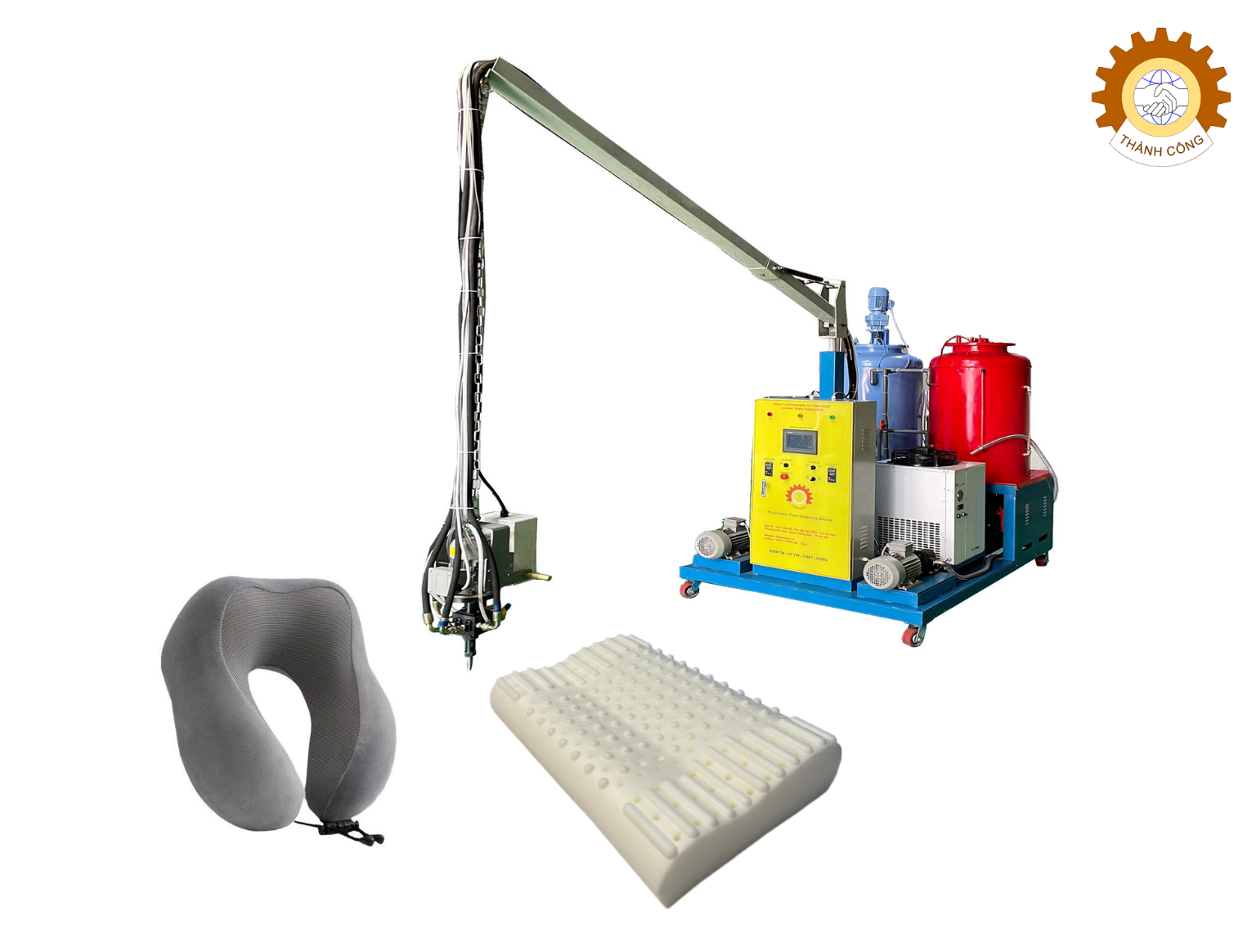 Máy Phun PU Foam Polyurethane Mút Mềm